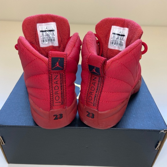 Nike Jordan Retro 12 in Gym Red Suede with Black - Picture 3 of 3